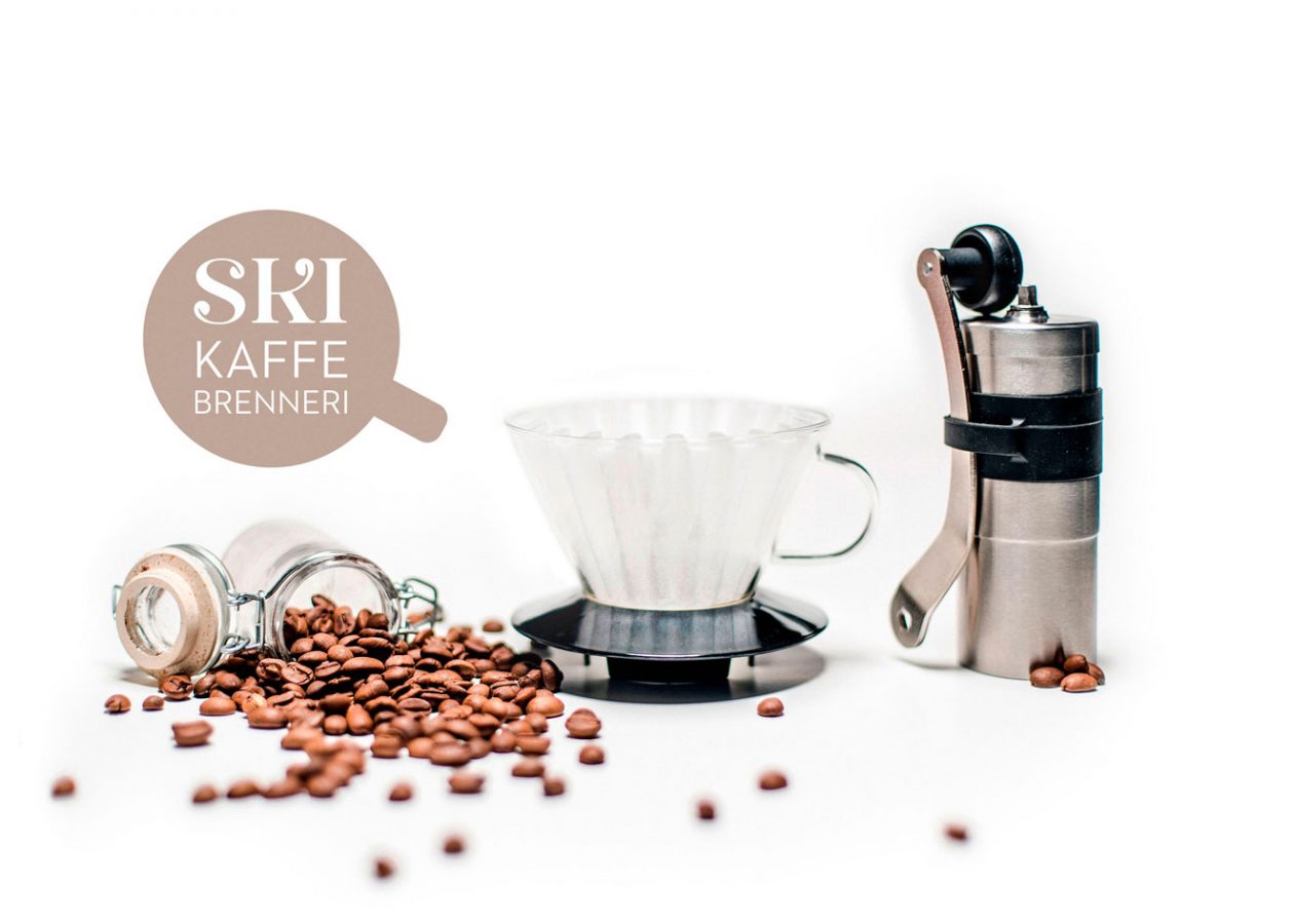Affair har laget logo og grafisk profil for Ski Kaffebrenneri